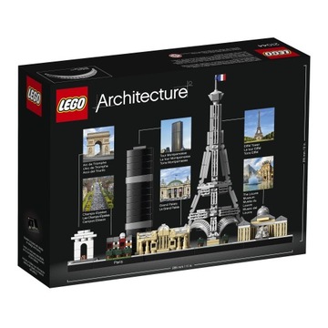 LEGO ARCHITECTURE 21044 ПАРИЖ ПАРИЖ ЭЙФЕЛЕВАЯ БАШНЯ