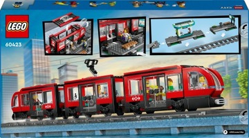 LEGO City: набор «Городской трамвай со станцией 60423» и электронная книга 4 в 1