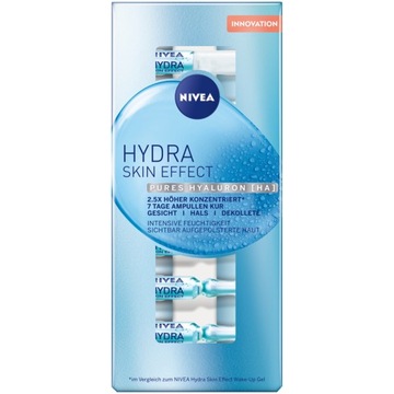 OUTLET NIVEA HYDRA SKIN EFFECT Kuracja Nawadniająca 7x1ml