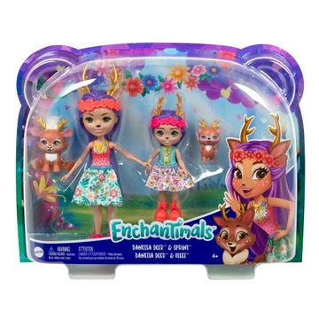Zestaw Enchantimals Danessa Danetta Deer zestaw 2 lalek 2 zwierzątka Mattel