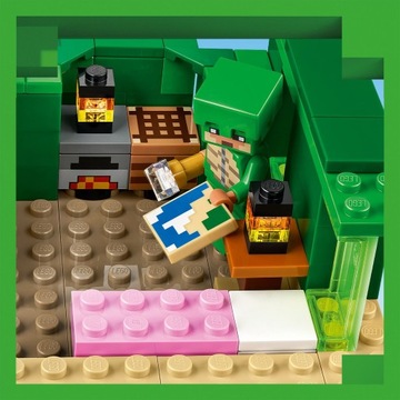 LEGO Minecraft 21254 Черепаховый пляжный домик