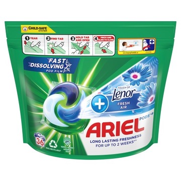 Kapsułki do prania ARIEL Touch of Lenor Fresh Air 36szt
