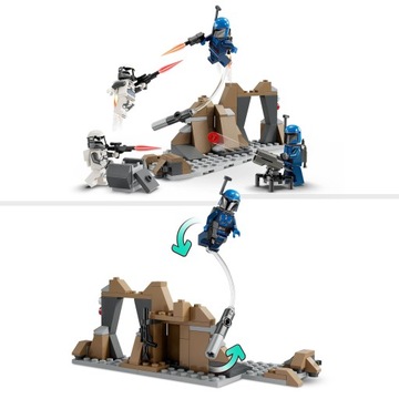 LEGO STAR WARS 75373 ZASADZKA NA MANDALORZE ZESTAW BITEWNY
