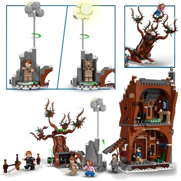 LEGO - HARRY POTTER - WRZESZCZĄCA CHATA I WIERZBA BIJĄCA - 76407