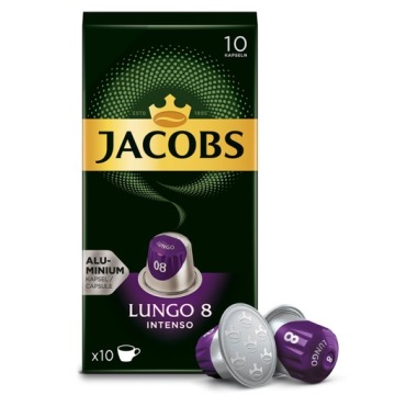 Nespresso Jacobs Lungo 8 капсул Intenso 10 шт.