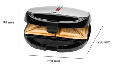 OPIEKACZ TOSTER GRILL GOFROWNICA 3W1 CLATRONIC ST/