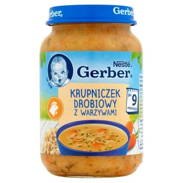 Nestlé Gerber Krupniczek drobiowy po 9 mies. 190g