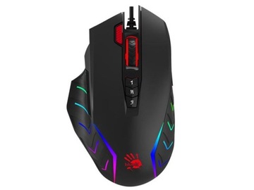 Myszka przewodowa A4Tech J95 STONE BLACK Core 3 sensor optyczny
