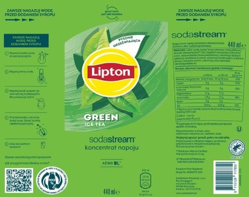 Сироп Soda Stream зеленый ICE TEA 440мл