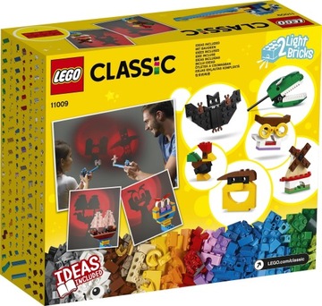 НОВЫЙ LEGO 11009 Classic — Кубики и лампочки СУПЕР весело ИДЕАЛЬНЫЙ подарок-ХИТ