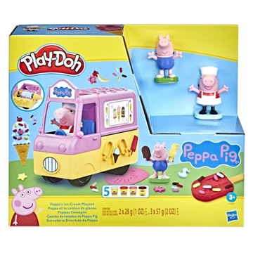 PLAY-DOH - CIASTOLINA ŚWINKA PEPPA SAMOCHÓD Z LODAMI F3597