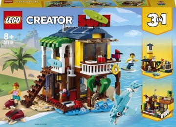 LEGO Creator 3 w 1 31118 Domek surferów na plaży dom