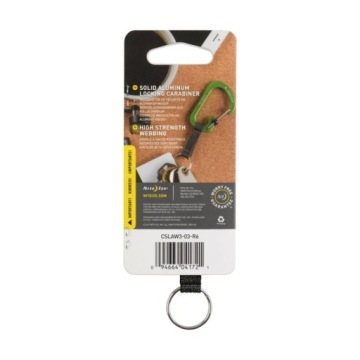 Алюминиевый карабин Nite Ize SlideLock Key Ring