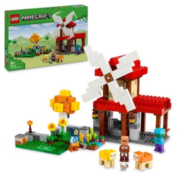 LEGO Minecraft 21262 Farma z wiatrakiem ZOMBIE MŁYNARZ PASTERZ MŁYN