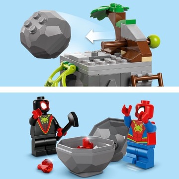 LEGO Spidey 11199 Misja ratunkowa zespołu Spidey’ego w dinoterenówce