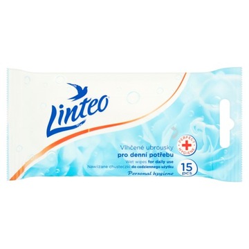 LINTEO chust.nawilżane do codziennego użytku15 szt