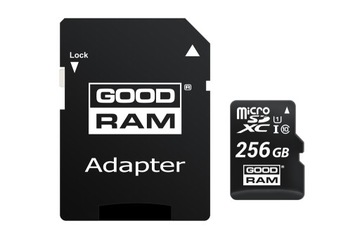 GOODRAM 256 ГБ micro SD XC Class 10 UHS-1+a 100 МБ