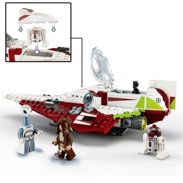 LEGO Star Wars 75333 Истребитель-джедай Оби-Вана Кеноби 282 кубика 7+