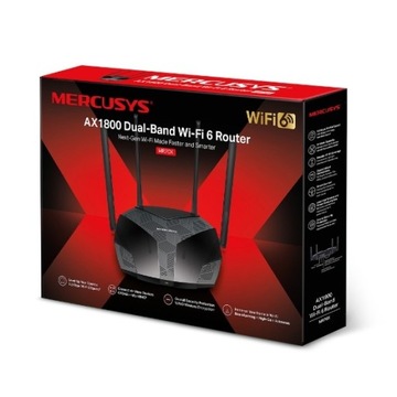 Двухдиапазонный маршрутизатор MERCUSYS MR1800X Wi-Fi 6 AX1800