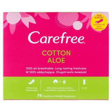 Carefree Cotton Feel wkadka higieniczna 76szt (W) P2