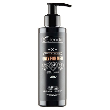 Bielenda Only for Men Barber Żel do mycia twarzy