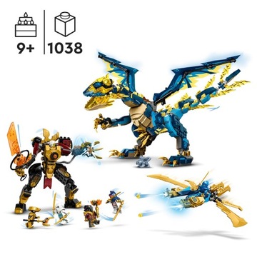 LEGO NINJAGO 71796 Дракон стихий против Императрицы роботов — 717961