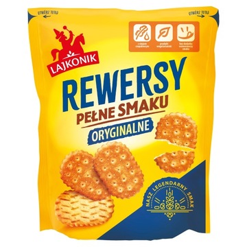 Lajkonik Ciastka Krakersy Rewersy Solone 100g