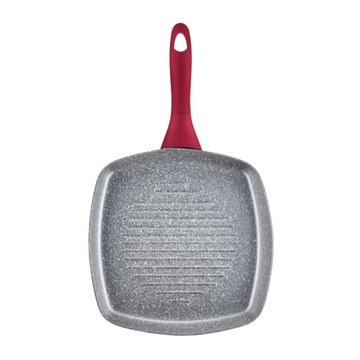 PATELNIA GRILLOWA AMBITION JASPER 26cm CZERWONA