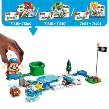 LEGO SUPER MARIO 71415 МАРИО — ЛЕДОВЫЙ КОСТЮМ...