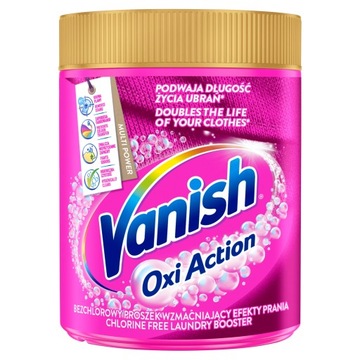 Odplamiacz do tkanin w proszku Vanish Oxi Action ZESTAW 2 X 470 g