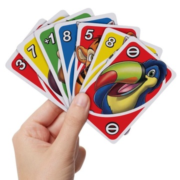 UNO JUNIOR - СЕМЕЙНАЯ КАРТОЧНАЯ ИГРА ДЛЯ ДЕТЕЙ 3+ - MATTEL