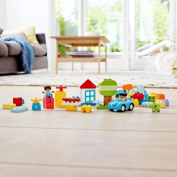 LEGO Duplo Средняя зеленая коробка Большая коробка с кубиками 2+
