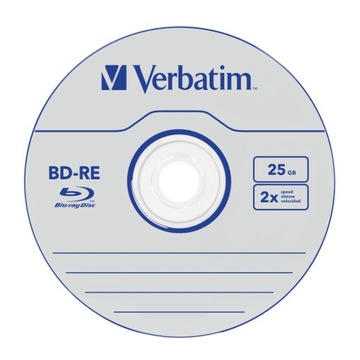43615 VERBATIM 43615 BluRay BD-RE SINGLE LAYER VERBATIM 43615