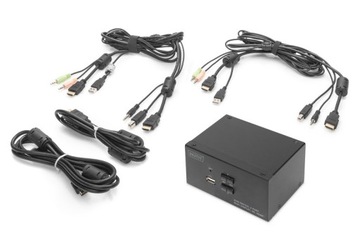 Digitus KVM-переключатель 2x2 HDMI, 2 порта