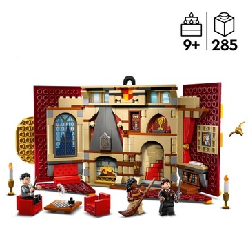LEGO Harry Potter 76409 Флаг Гриффиндора Набор кубиков Lego, 285 деталей.