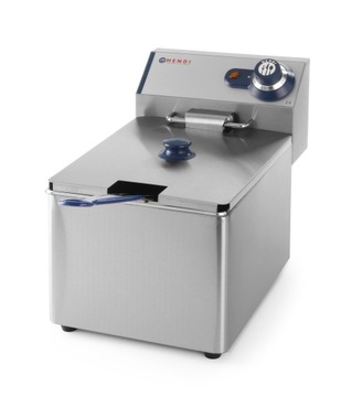 Фритюрница 8 л, HENDI, Kitchen Line, 8л, 230В/3500Вт, 265x430x(В)350мм