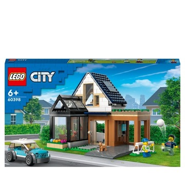 LEGO CITY СЕМЕЙНЫЙ ДОМ СЕМЕЙНЫЙ ЭЛЕКТРОМОБИЛЬ СОБАКА ДОМ 462EL