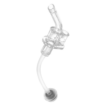 Запасная трубочка для утяжеленной бутылки с водой Akuku A0462, бесцветная