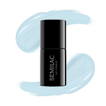 LAKIER Hybrydowy Blue Cloud 7ml - Pastelowy Błękit - Modny Odcień 2021