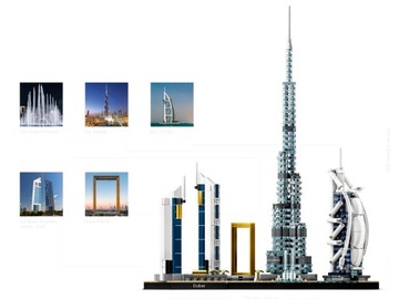 LEGO Architecture 21052 Дубай — ОРИГИНАЛЬНО И НОВОЕ!