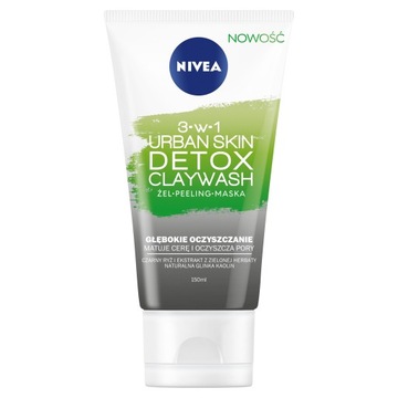 NIVEA DETOX Żel Peeling Maska 3IN1 URBAN SKIN