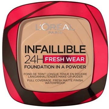 Loreal Infaillible 24h Fresh Wear Puder 140 Golden Beige puder matujący