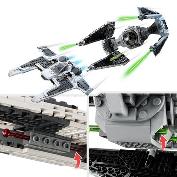 LEGO STAR WARS 75348 Клык против СИД-истребителя