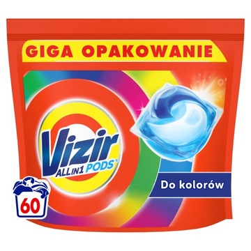 KAPSUŁKI DO PRANIA VIZIR KOLOR 60 SZTUK