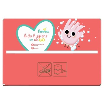 PAMPERS KIDS HYGIENE ON-THE-GO WIPES ВЛАЖНЫЕ САЛФЕТКИ 12х40=480 ШТ.