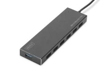 ХАБ 7-портовый концентратор USB 3.0 SuperSpeed ​​Alu
