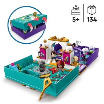 LEGO ПОДАРОК ​​ДЛЯ ДЕТЕЙ 5 И 6 ЛЕТ Принцессы Диснея 43213 Истории Русалочки