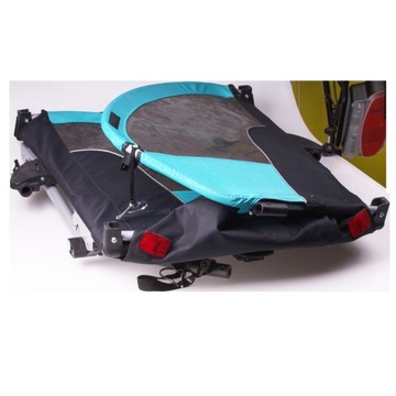 PRZYCZEPKA ROWEROWA WÓZEK NA DZIECI KOMFORT DO ROWERU KOŁA POMPOWANE LUX