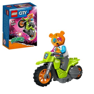 LEGO City 60356 Motocykl kaskaderski z niedźwiedziem