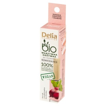 Warzywna odżywka do paznokci wzmacniająca Delia Cosmetics Bio 11 ml
